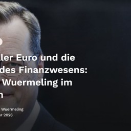KI, digitaler Euro und die Zukunft des Finanzwesens: Joachim Wuermeling im Gespräch