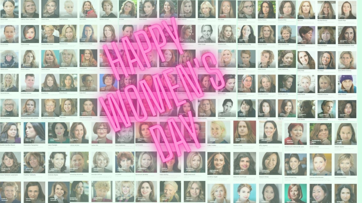 Internationaler Frauentag - Wir feiern unsere Rednerinnen